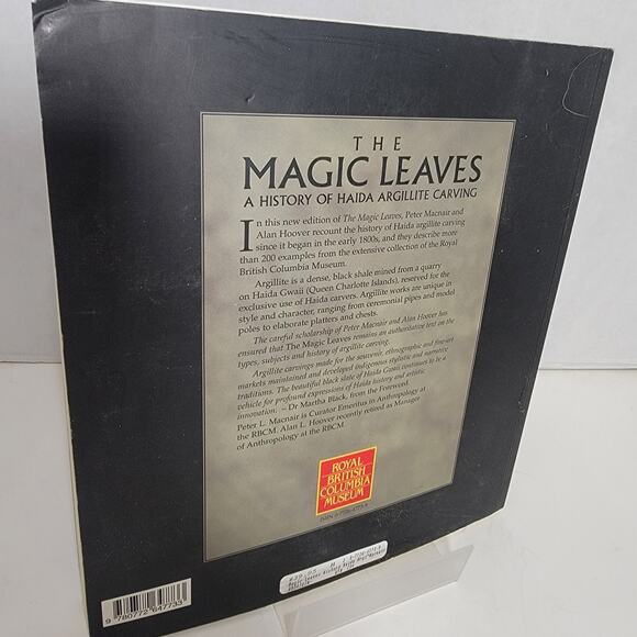 The Magic Leaves A History of Haida Argillite Carving Book Macnair Hoover RBCM - Picture 3 of 8